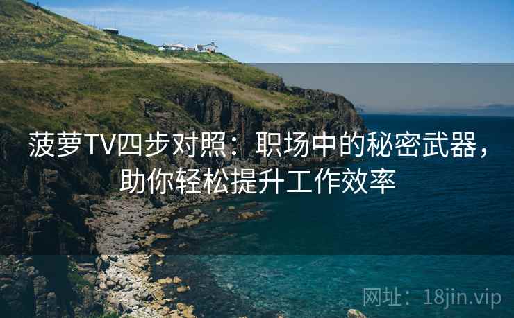 菠萝TV四步对照：职场中的秘密武器，助你轻松提升工作效率